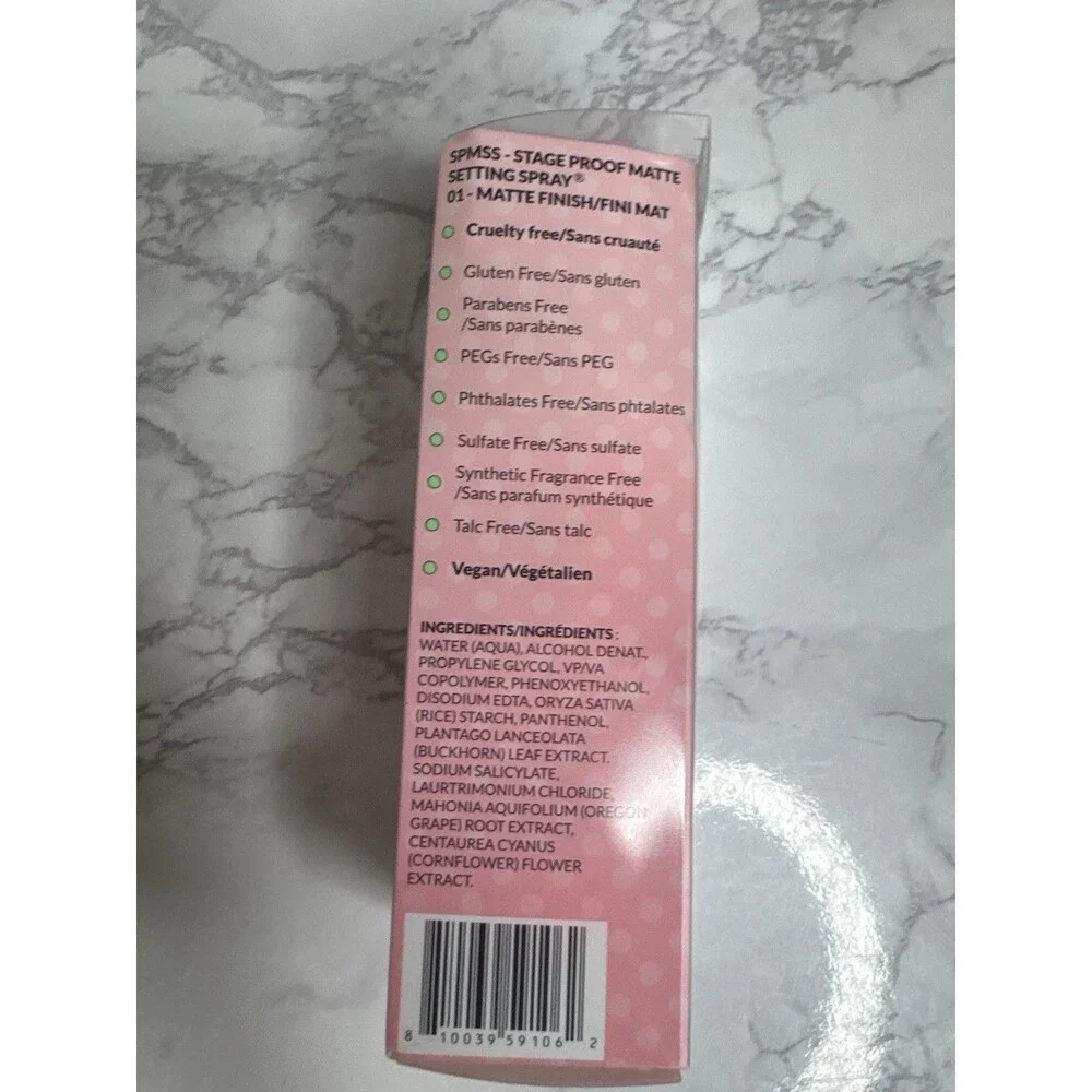 KimChi Chic Stage Proof Matte Setting Spray Cruelty-Free 3.55 fl oz/105 mL